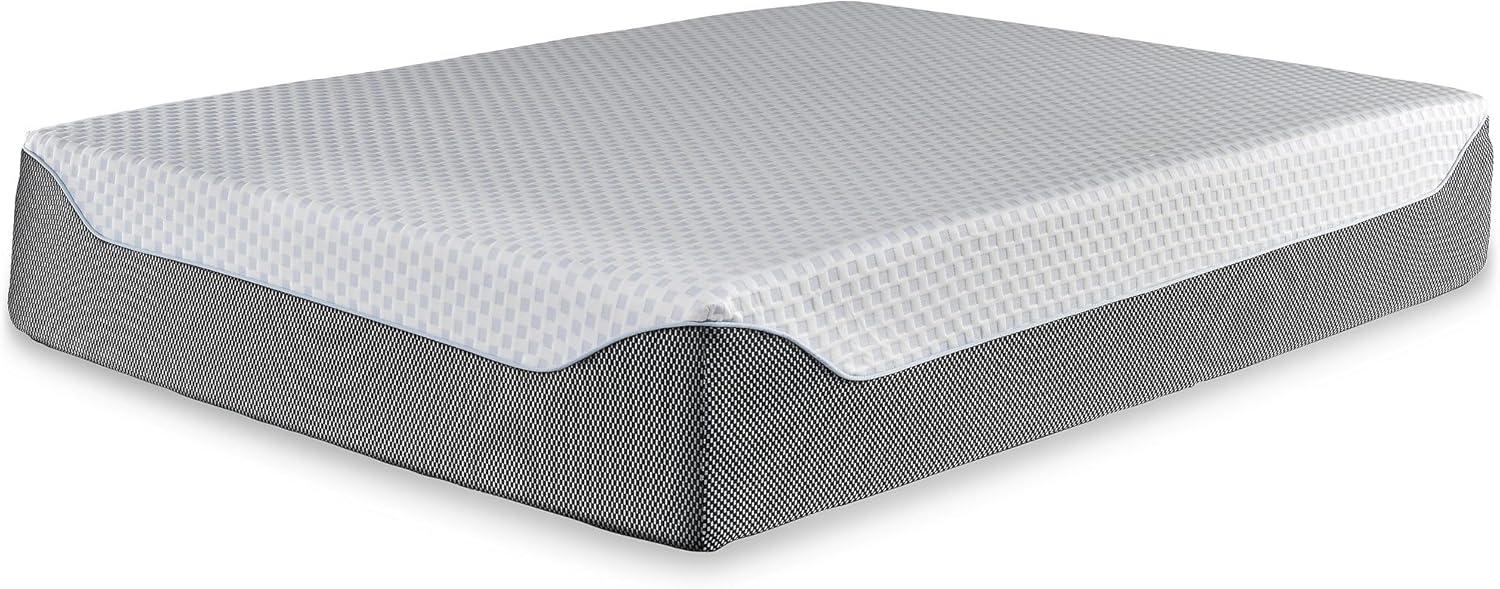 imageSignature Design by Ashley 12 Inch Chime Elite 20 Plush Green Tea Memory Foam Mattress for Cool Sleep and Pressure Relief Full Fiberglass Free Mattress In A BoxQueen