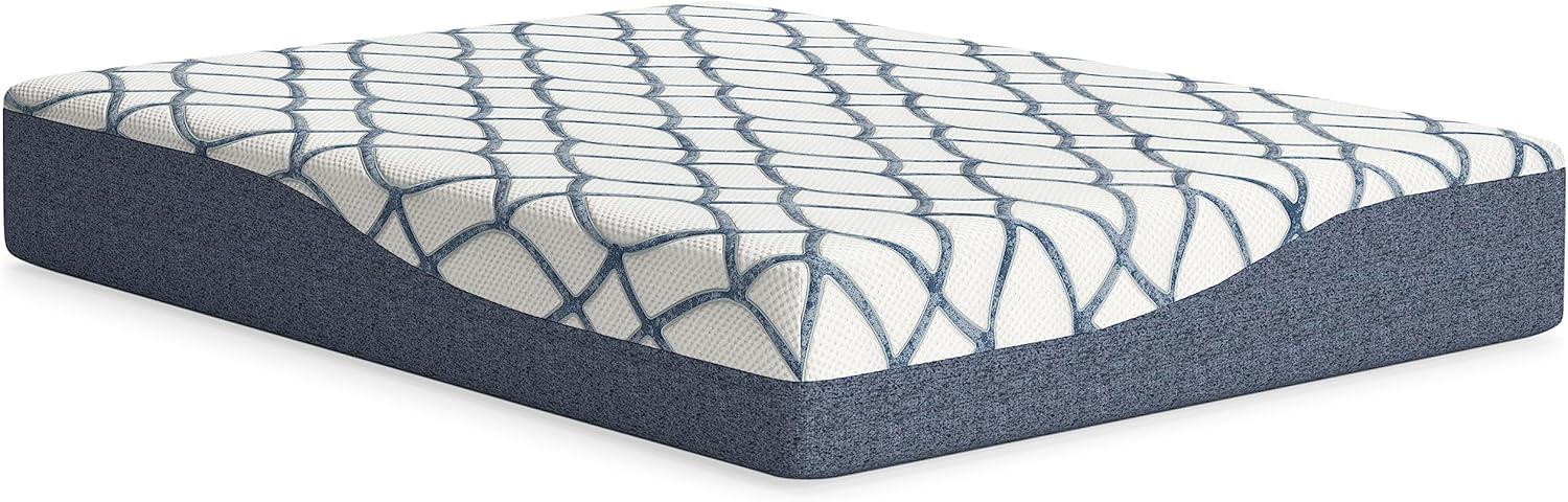 imageSignature Design by Ashley 12 Inch Chime Elite 20 Plush Green Tea Memory Foam Mattress for Cool Sleep and Pressure Relief Full Fiberglass Free Mattress In A BoxQueen