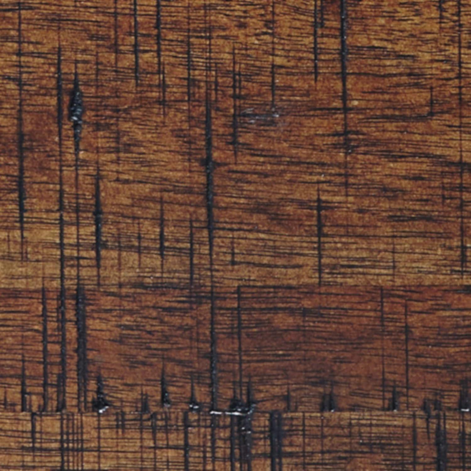 imageSignature Design by Ashley Baldridge Rustic 78quot Bookcase with 4 Shelves Distressed BrownDistressed Brown