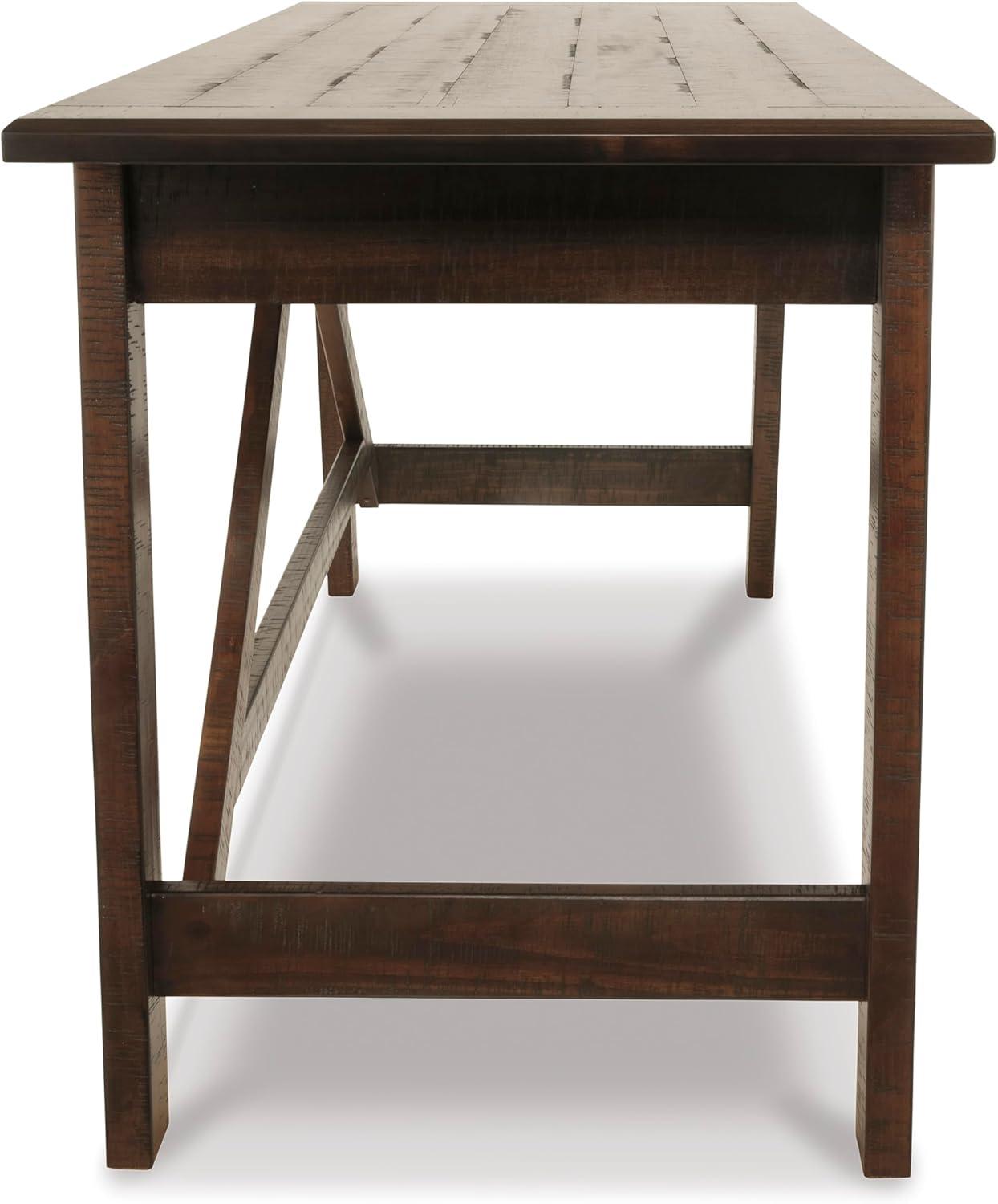 imageSignature Design by Ashley Baldridge Rustic Home Office Desk Distressed BrownBrown