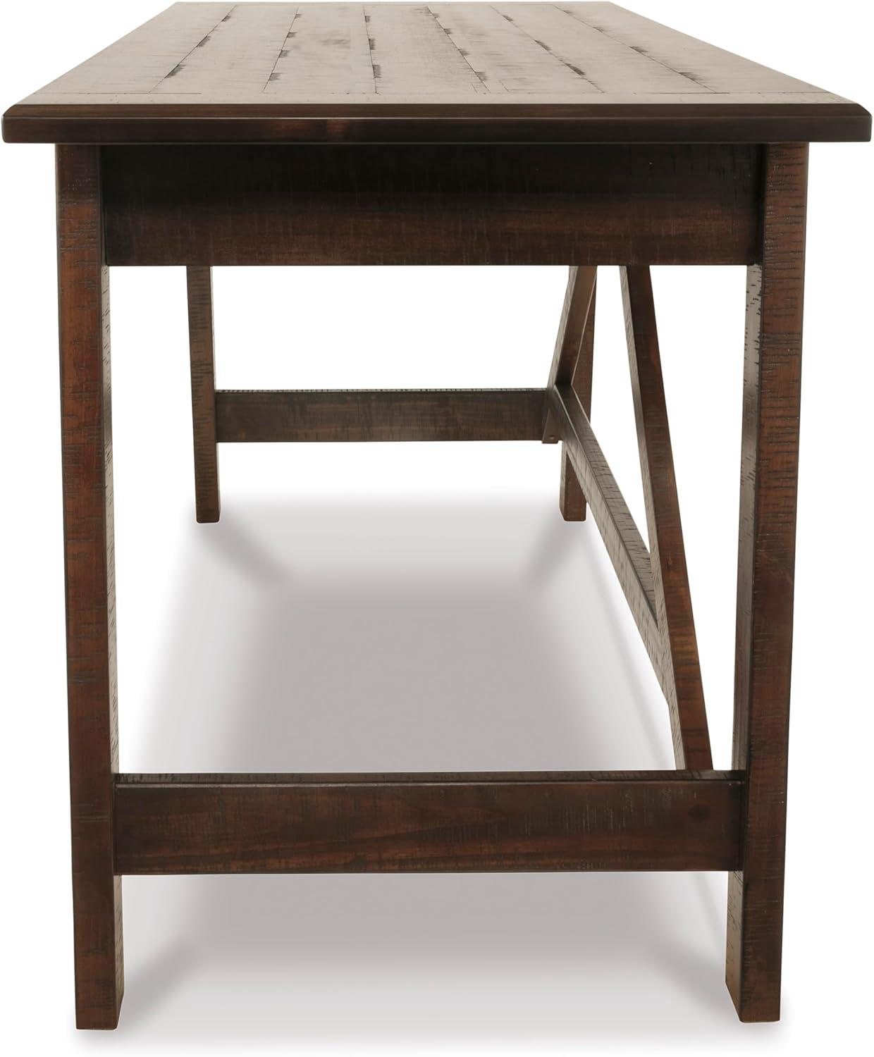 imageSignature Design by Ashley Baldridge Rustic Home Office Desk Distressed BrownBrown