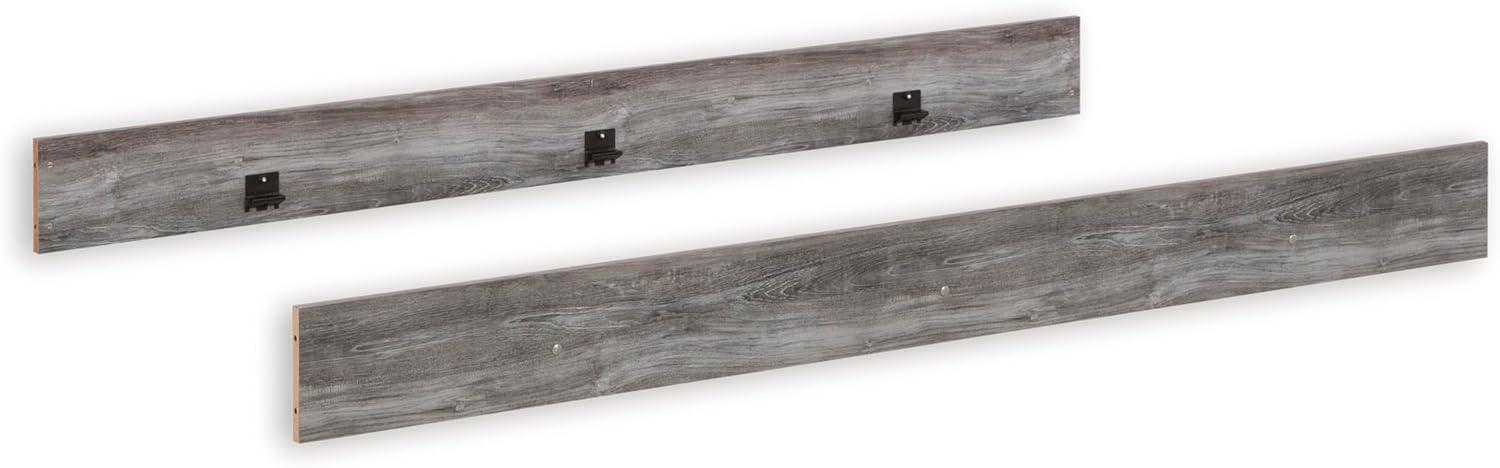 imageSignature Design by Ashley Bronyan Contemporary SmoothGliding 6Drawer Dresser and Mirror with Safety Stop GrayDark Gray