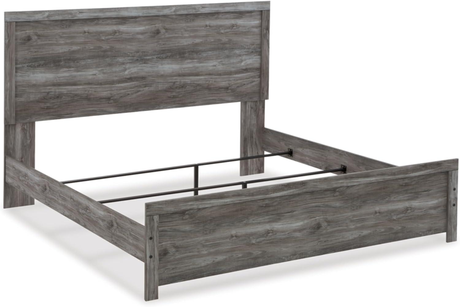 imageSignature Design by Ashley Bronyan Contemporary SmoothGliding 6Drawer Dresser and Mirror with Safety Stop GrayDark Gray