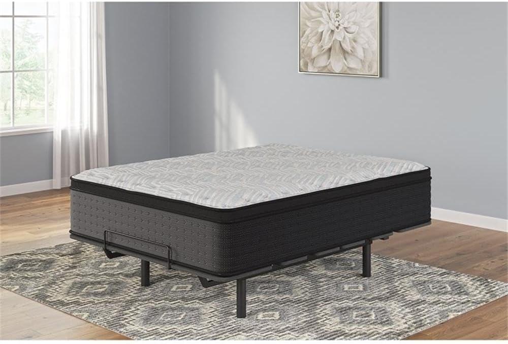 imageSignature Design by Ashley California King Size Palisades 14 Inch Firm Hybrid Mattress with Quick Response Gel Memory Foam Fiberglass Free Mattress In A BoxKing
