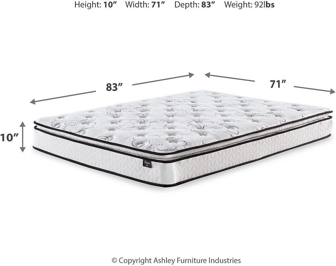 imageSignature Design by Ashley California King Size Palisades 14 Inch Firm Hybrid Mattress with Quick Response Gel Memory Foam Fiberglass Free Mattress In A BoxCalifornia King