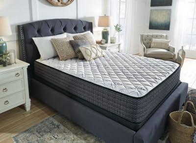 imageSignature Design by Ashley California King Size Palisades 14 Inch Firm Hybrid Mattress with Quick Response Gel Memory Foam Fiberglass Free Mattress In A BoxKing