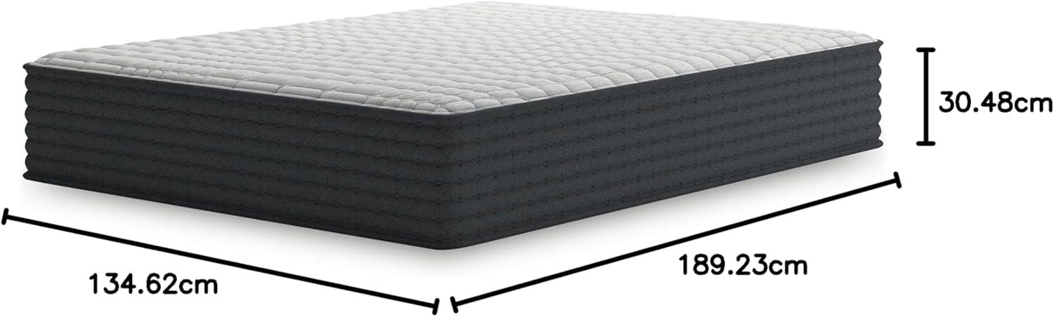 imageSignature Design by Ashley California King Size Palisades 14 Inch Firm Hybrid Mattress with Quick Response Gel Memory Foam Fiberglass Free Mattress In A BoxFull