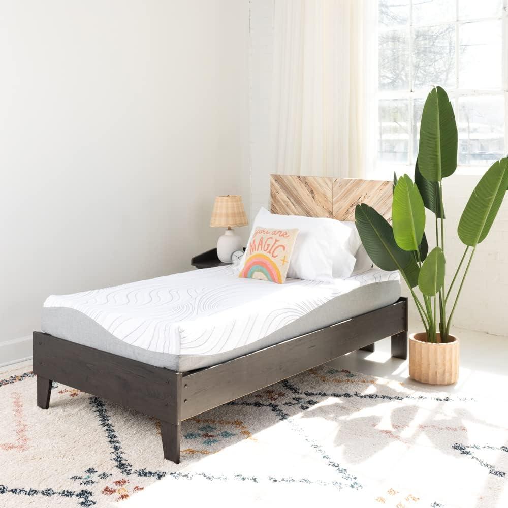 imageSignature Design by Ashley California King Size Palisades 14 Inch Firm Hybrid Mattress with Quick Response Gel Memory Foam Fiberglass Free Mattress In A BoxTwin XL