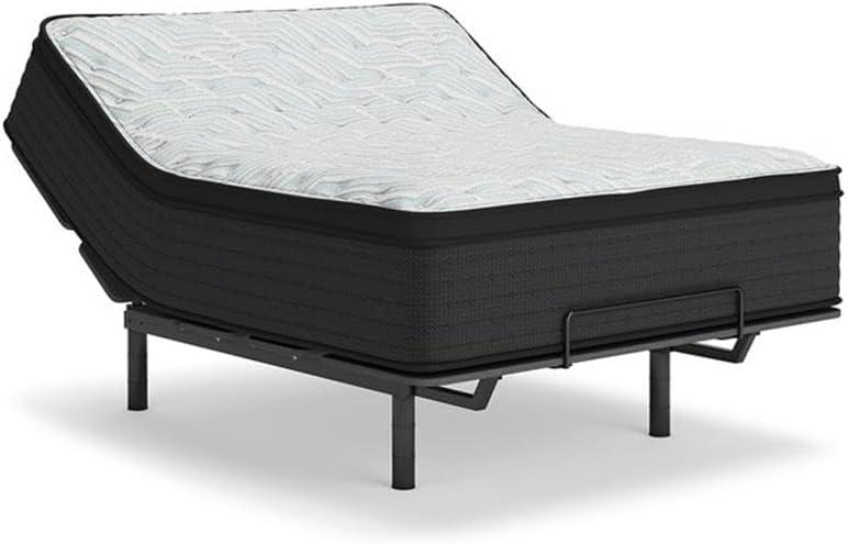 imageSignature Design by Ashley California King Size Palisades 14 Inch Firm Hybrid Mattress with Quick Response Gel Memory Foam Fiberglass Free Mattress In A BoxKing