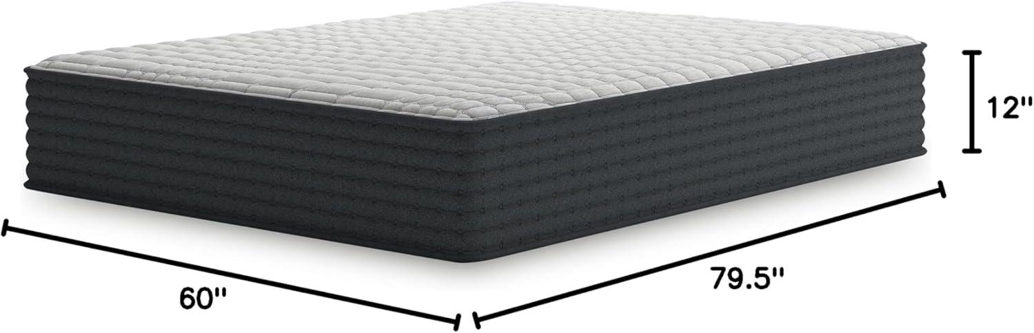 imageSignature Design by Ashley California King Size Palisades 14 Inch Firm Hybrid Mattress with Quick Response Gel Memory Foam Fiberglass Free Mattress In A BoxQueen