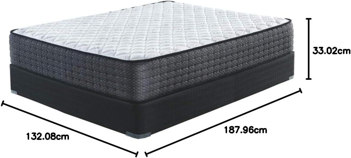 imageSignature Design by Ashley California King Size Palisades 14 Inch Firm Hybrid Mattress with Quick Response Gel Memory Foam Fiberglass Free Mattress In A BoxFull