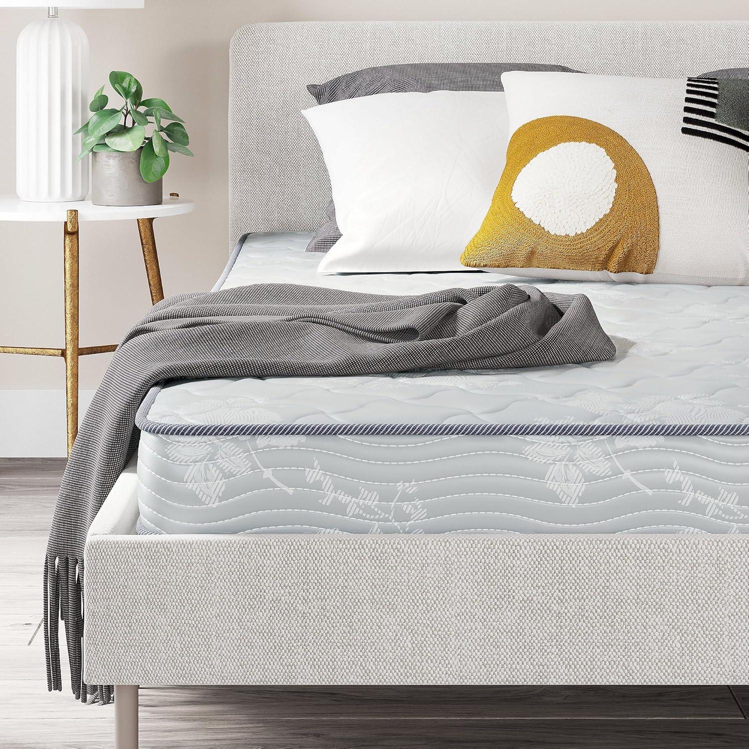 imageSignature Design by Ashley Chime Hybrid California King 12quot Mattress with Gel Memory Foam Medium Firm Pressure Relief Fiberglass Free Mattress in a BoxQueen