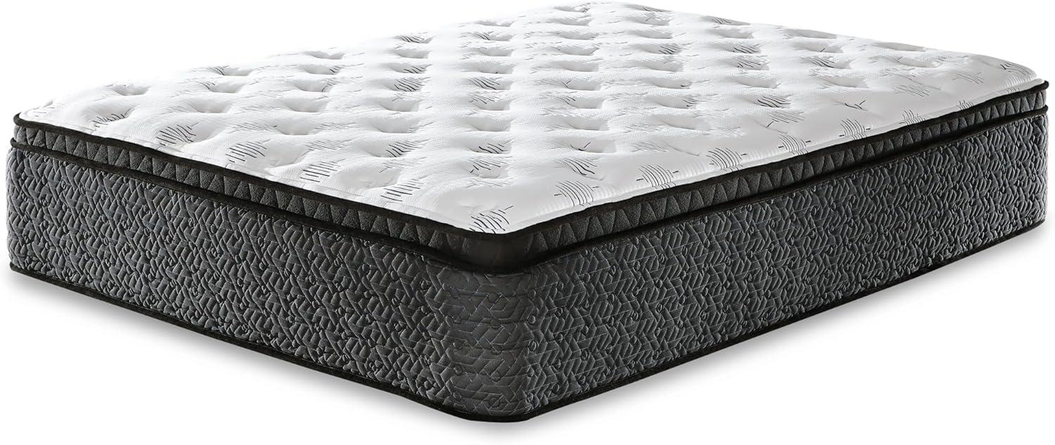 imageSignature Design by Ashley Chime Hybrid California King 12quot Mattress with Gel Memory Foam Medium Firm Pressure Relief Fiberglass Free Mattress in a BoxCalifornia King