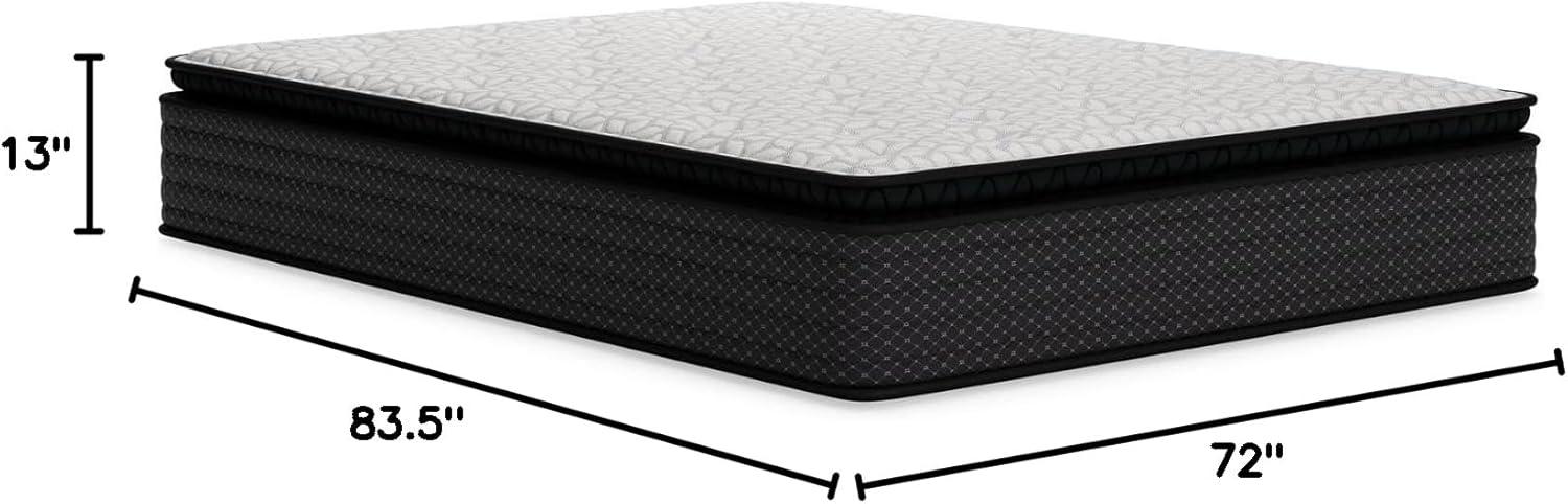 imageSignature Design by Ashley Chime Hybrid California King 12quot Mattress with Gel Memory Foam Medium Firm Pressure Relief Fiberglass Free Mattress in a BoxCalifornia King