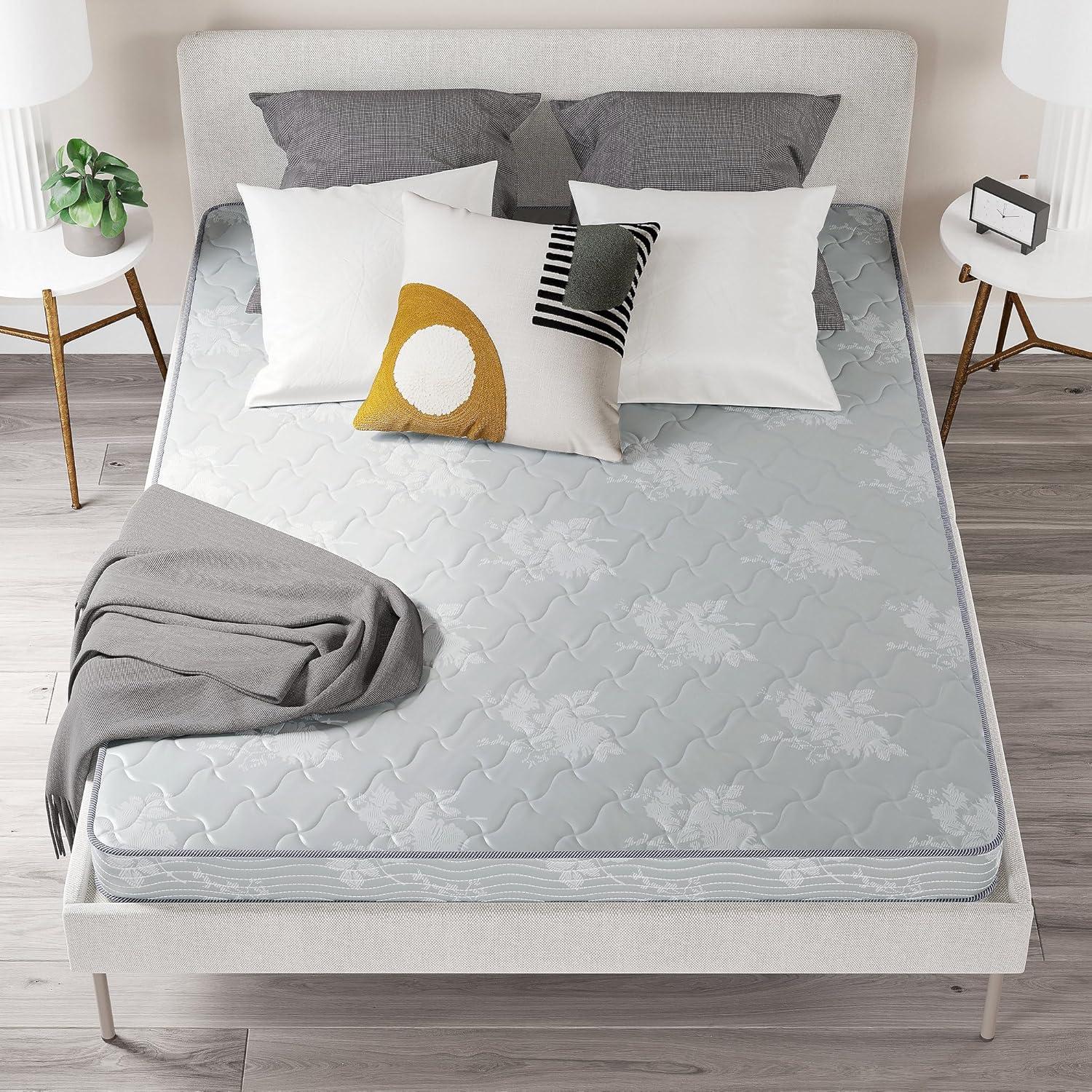 imageSignature Design by Ashley Chime Hybrid California King 12quot Mattress with Gel Memory Foam Medium Firm Pressure Relief Fiberglass Free Mattress in a BoxQueen
