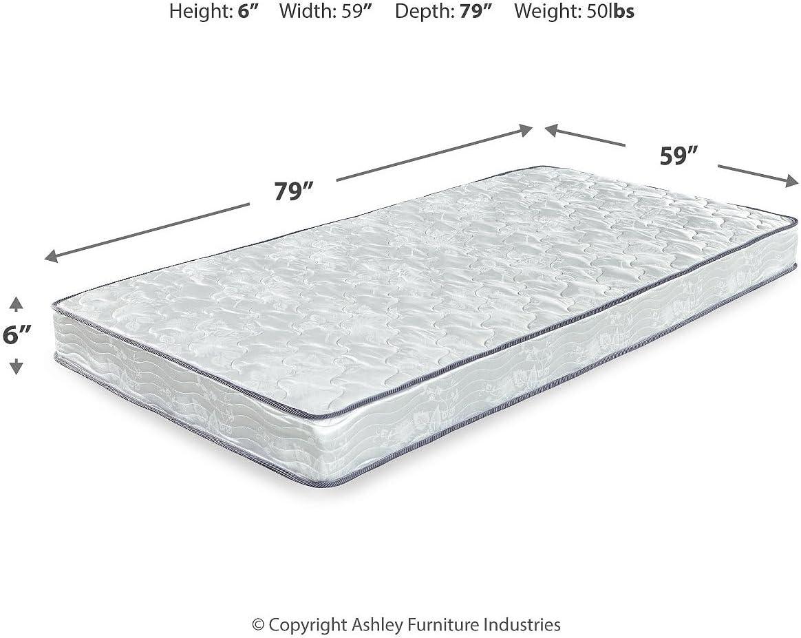 imageSignature Design by Ashley Chime Hybrid California King 12quot Mattress with Gel Memory Foam Medium Firm Pressure Relief Fiberglass Free Mattress in a BoxQueen