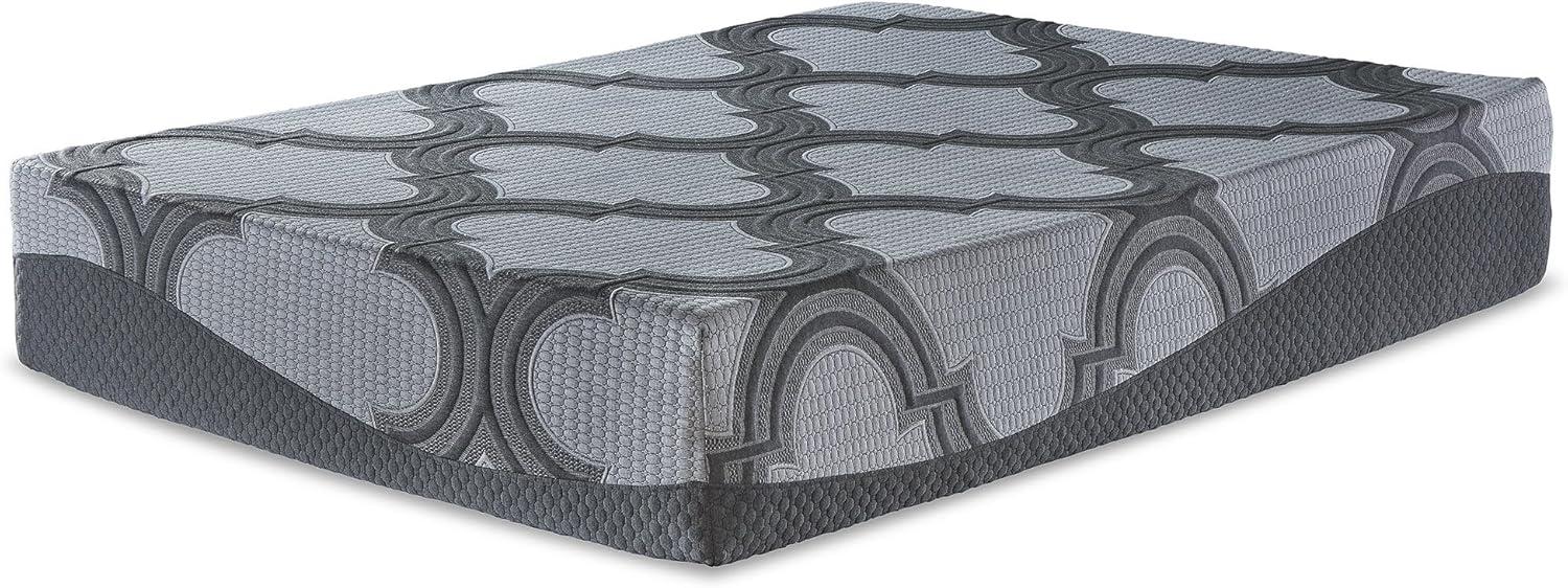 imageSignature Design by Ashley Chime Hybrid California King 12quot Mattress with Gel Memory Foam Medium Firm Pressure Relief Fiberglass Free Mattress in a BoxQueen