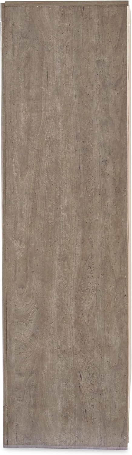 imageSignature Design by Ashley Culverbach Casual King Panel Bed with Metal Slats Foundation or Box Spring Needed Gray5 Drawer Chest