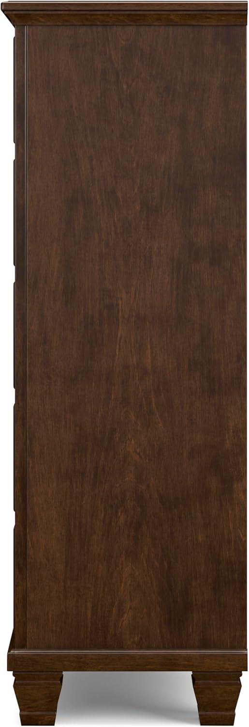 imageSignature Design by Ashley Danabrin Traditional 5 Drawer Chest for Bedroom Dark BrownDark Brown