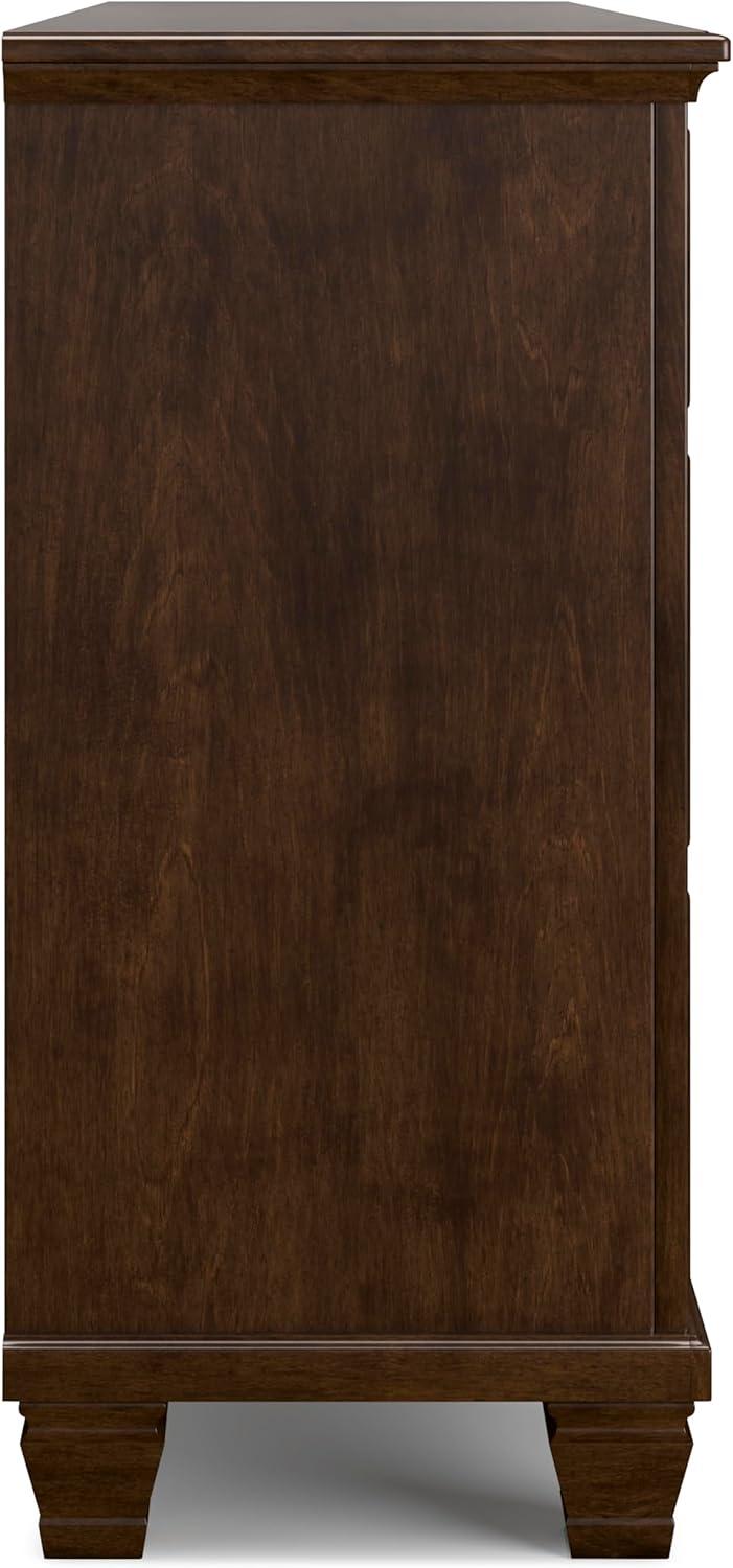 imageSignature Design by Ashley Danabrin Traditional 5 Drawer Chest for Bedroom Dark BrownDark Brown