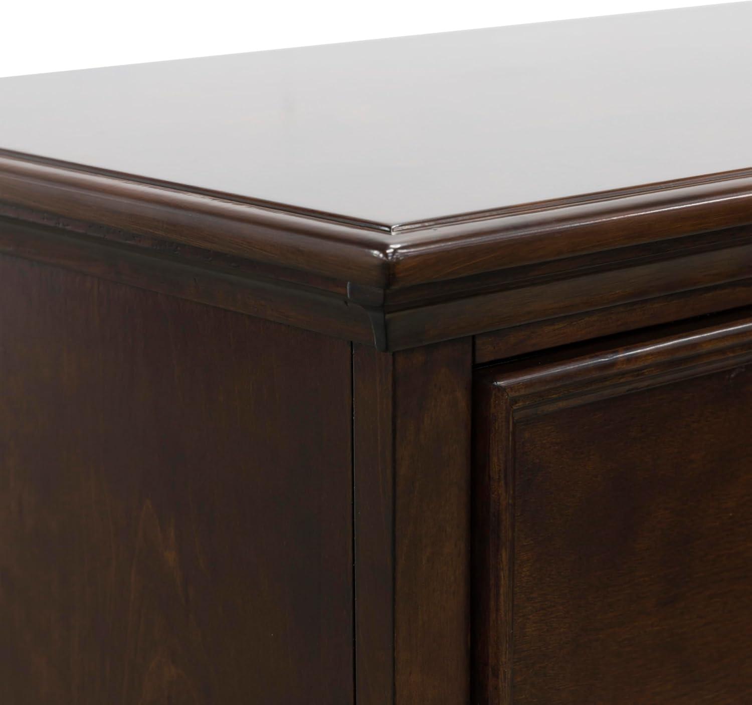 imageSignature Design by Ashley Danabrin Traditional 5 Drawer Chest for Bedroom Dark BrownDark Brown