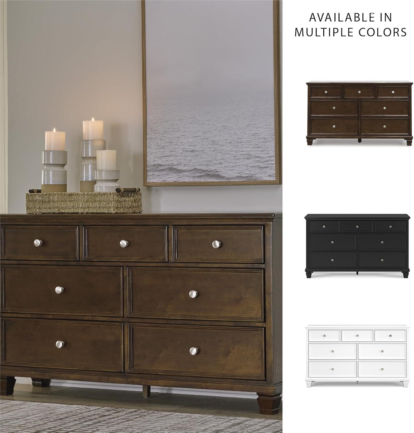 imageSignature Design by Ashley Danabrin Traditional 5 Drawer Chest for Bedroom Dark BrownDark Brown