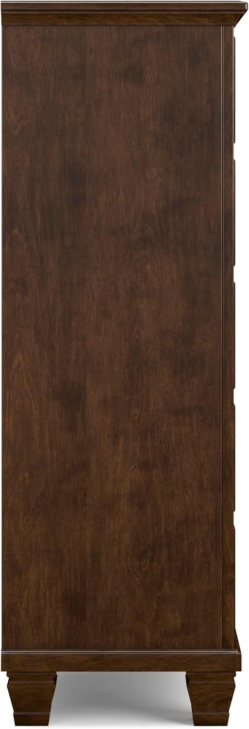 imageSignature Design by Ashley Danabrin Traditional 5 Drawer Chest for Bedroom Dark BrownDark Brown