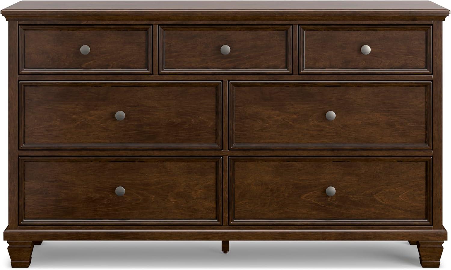 imageSignature Design by Ashley Danabrin Traditional 5 Drawer Chest for Bedroom Dark BrownDark Brown