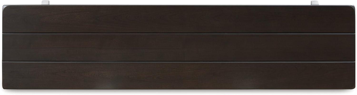 imageSignature Design by Ashley Darborn Farmhouse 62quot Dining Bench Light Gray ampamp Dark Brown