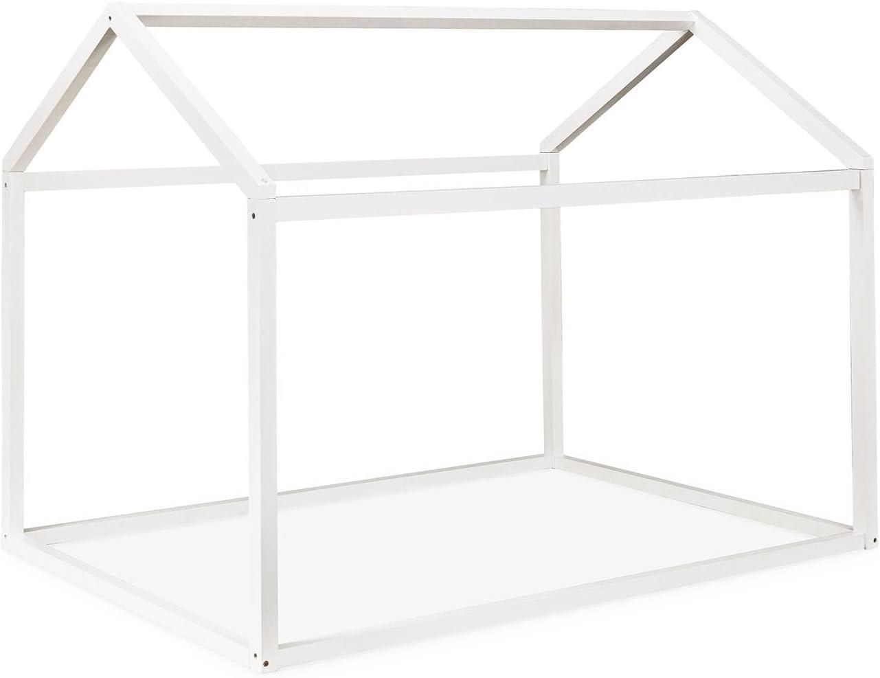 imageSignature Design by Ashley Flannibrook Contemporary House Bed Frame Twin WhiteWhite