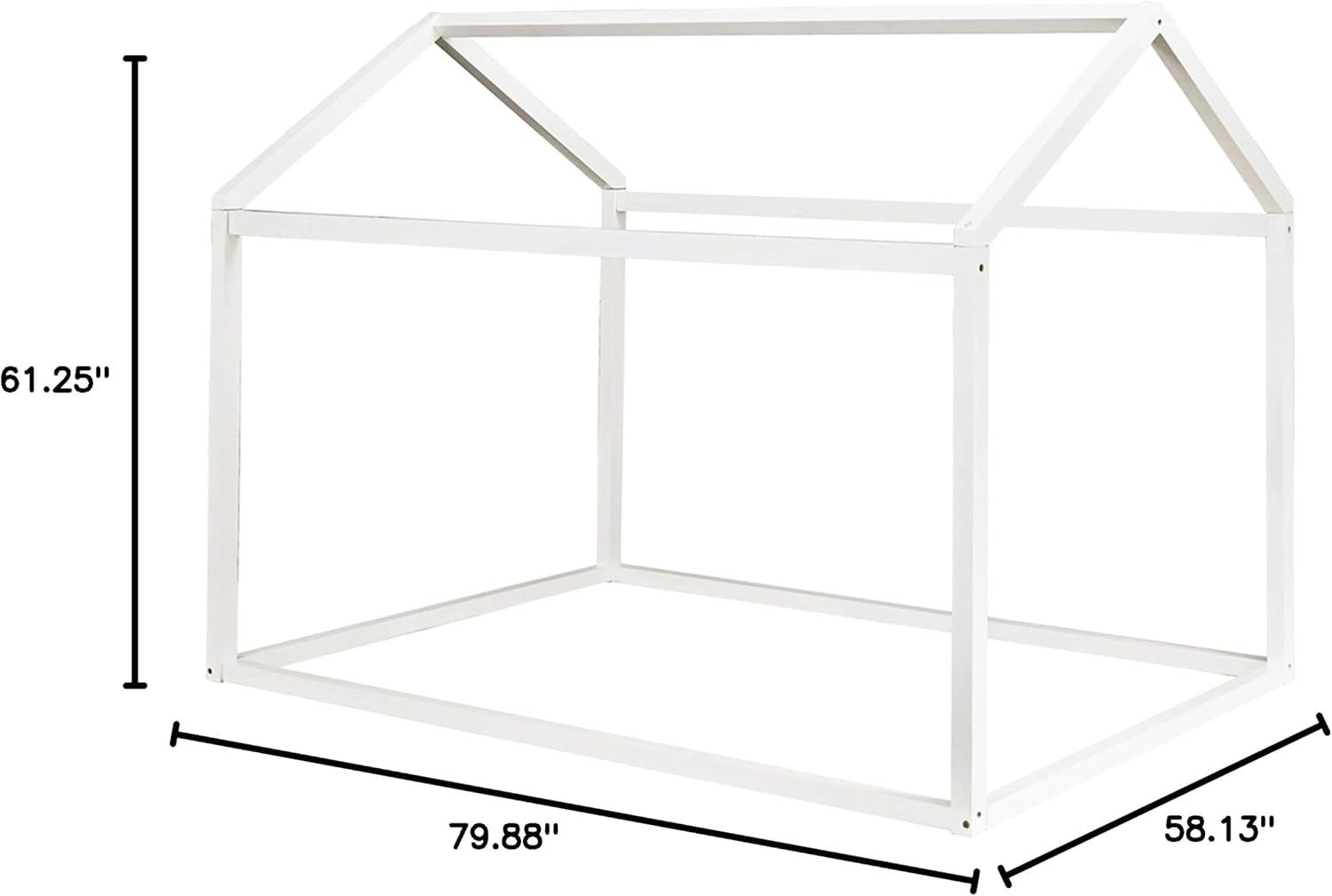 imageSignature Design by Ashley Flannibrook Contemporary House Bed Frame Twin WhiteWhite
