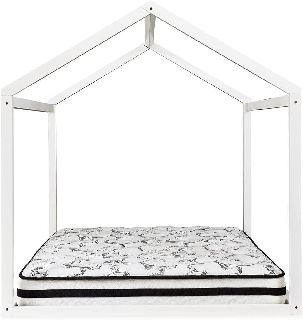 imageSignature Design by Ashley Flannibrook Contemporary House Bed Frame Twin WhiteWhite