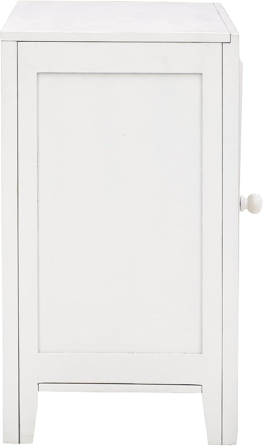imageSignature Design by Ashley Fossil Ridge Rustic Accent Cabinet or Server Dark BrownAccent Cabinet