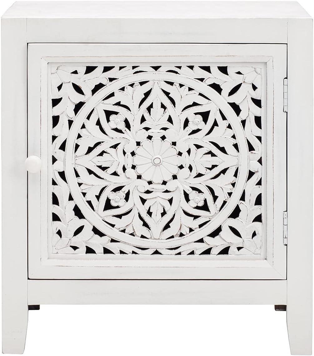 imageSignature Design by Ashley Fossil Ridge Rustic Accent Cabinet or Server Dark BrownAccent Cabinet
