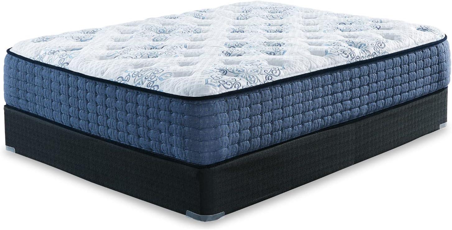 imageSignature Design by Ashley Full Size Augusta2 Mattress 12 Inch Euro Pillow Top Hybrid Mattress with Lumbar Support Gel Memory Foam Fiberglass Free Mattress In A BoxQueen