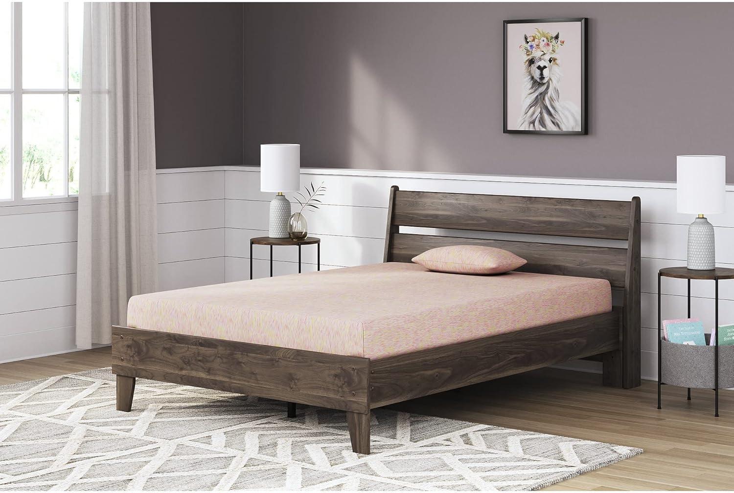 imageSignature Design by Ashley Full Size Chime 8 Inch Medium Firm Gel Memory Foam Mattress with Green Tea ampamp Charcoal Extract Fiberglass Free Mattress In A BoxTwin