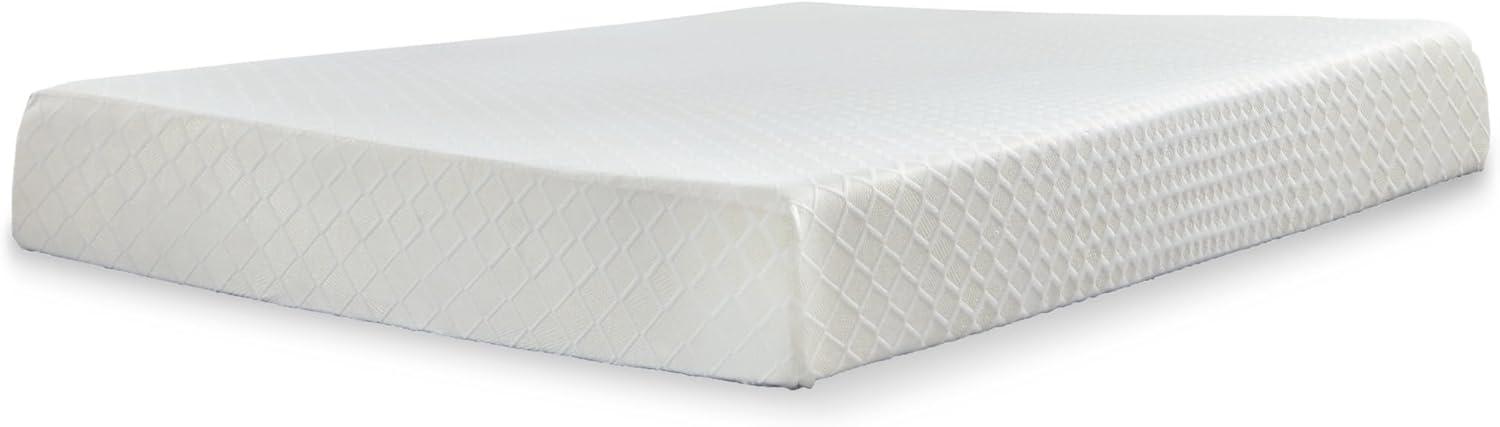imageSignature Design by Ashley Full Size Chime 8 Inch Medium Firm Gel Memory Foam Mattress with Green Tea ampamp Charcoal Extract Fiberglass Free Mattress In A BoxFull