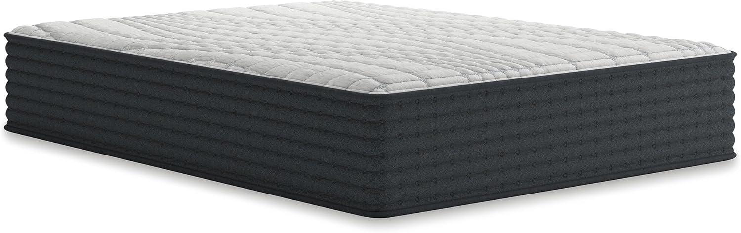 imageSignature Design by Ashley Full Size Chime 8 Inch Medium Firm Innerspring Mattress with Pressure Relief Quilt Foam Fiberglass Free Mattress In A BoxCalifornia King