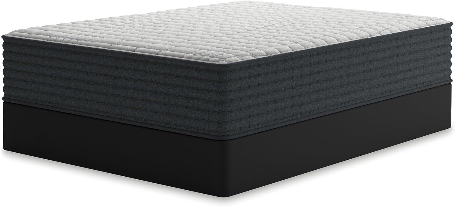 imageSignature Design by Ashley Full Size Chime 8 Inch Medium Firm Innerspring Mattress with Pressure Relief Quilt Foam Fiberglass Free Mattress In A BoxCalifornia King