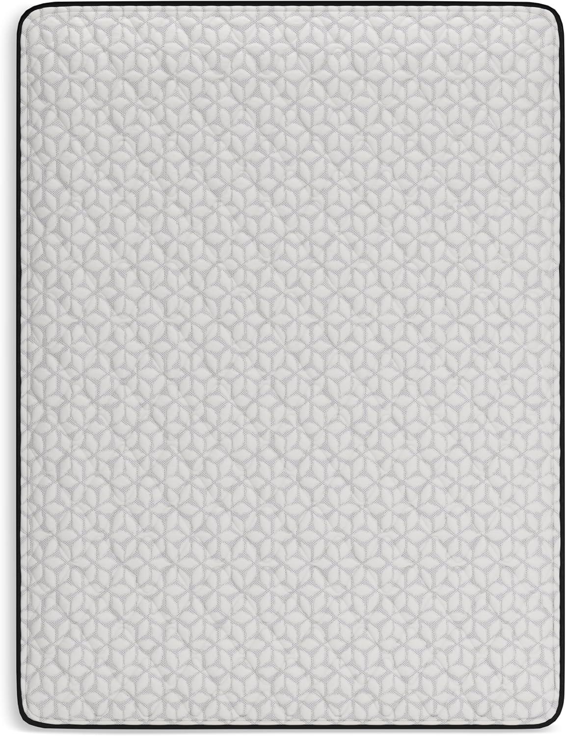 imageSignature Design by Ashley Full Size Chime 8 Inch Medium Firm Innerspring Mattress with Pressure Relief Quilt Foam Fiberglass Free Mattress In A BoxCalifornia King