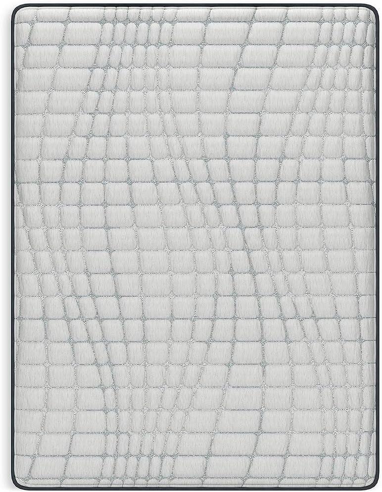 imageSignature Design by Ashley Full Size Chime 8 Inch Medium Firm Innerspring Mattress with Pressure Relief Quilt Foam Fiberglass Free Mattress In A BoxCalifornia King