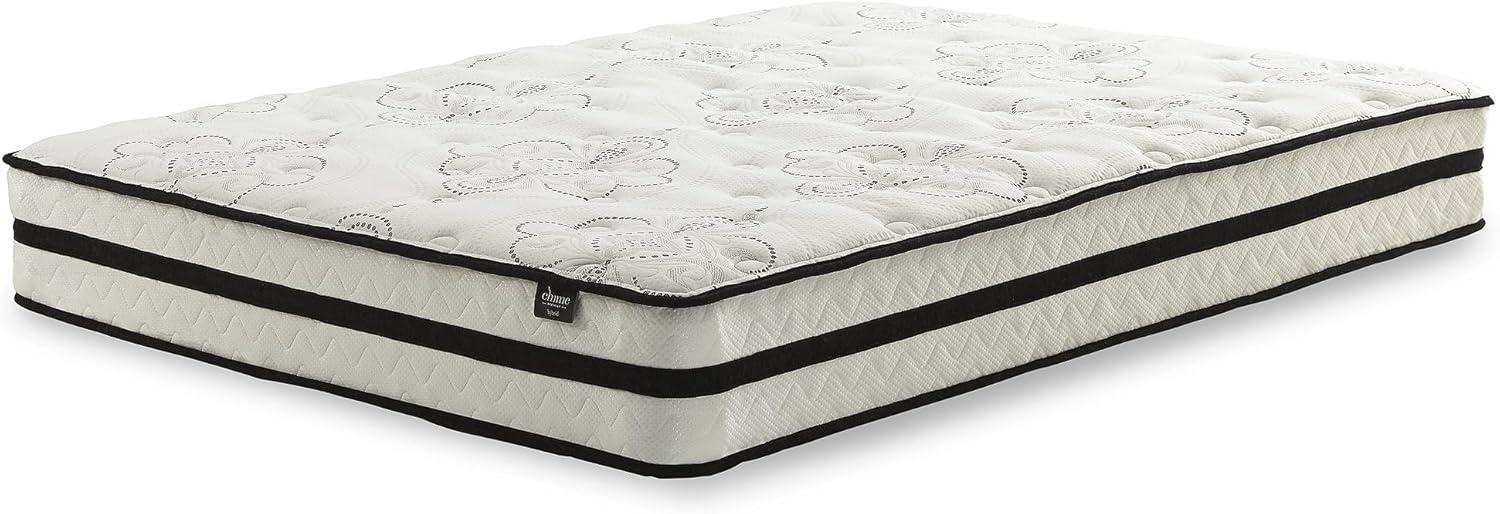 imageSignature Design by Ashley Full Size Chime 8 Inch Medium Firm Innerspring Mattress with Pressure Relief Quilt Foam Fiberglass Free Mattress In A BoxCalifornia King