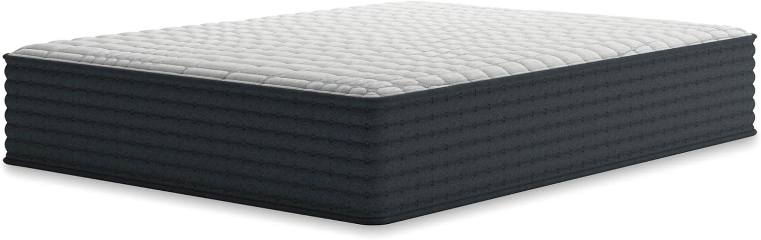 imageSignature Design by Ashley Full Size Chime 8 Inch Medium Firm Innerspring Mattress with Pressure Relief Quilt Foam Fiberglass Free Mattress In A BoxQueen