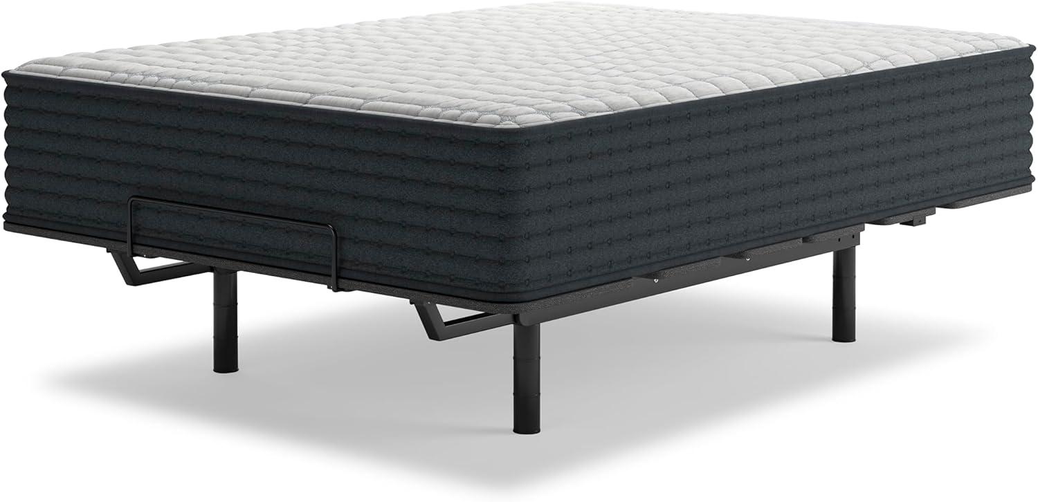 imageSignature Design by Ashley Full Size Chime 8 Inch Medium Firm Innerspring Mattress with Pressure Relief Quilt Foam Fiberglass Free Mattress In A BoxQueen