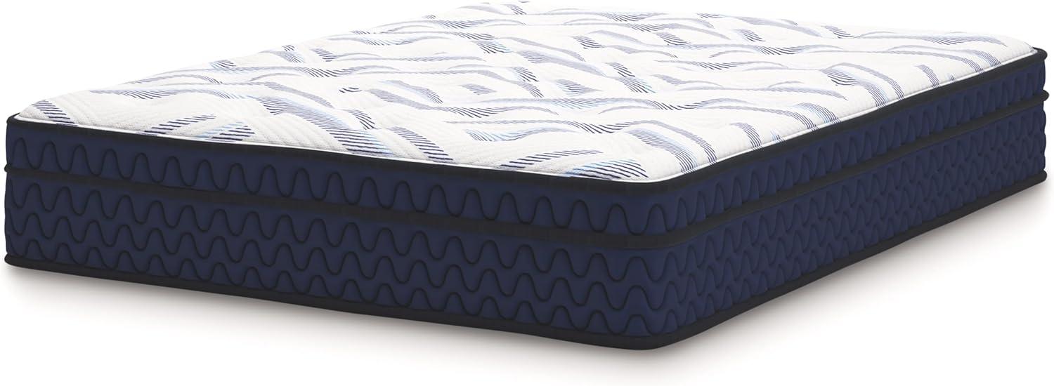 imageSignature Design by Ashley Full Size Chime 8 Inch Medium Firm Innerspring Mattress with Pressure Relief Quilt Foam Fiberglass Free Mattress In A BoxTwin