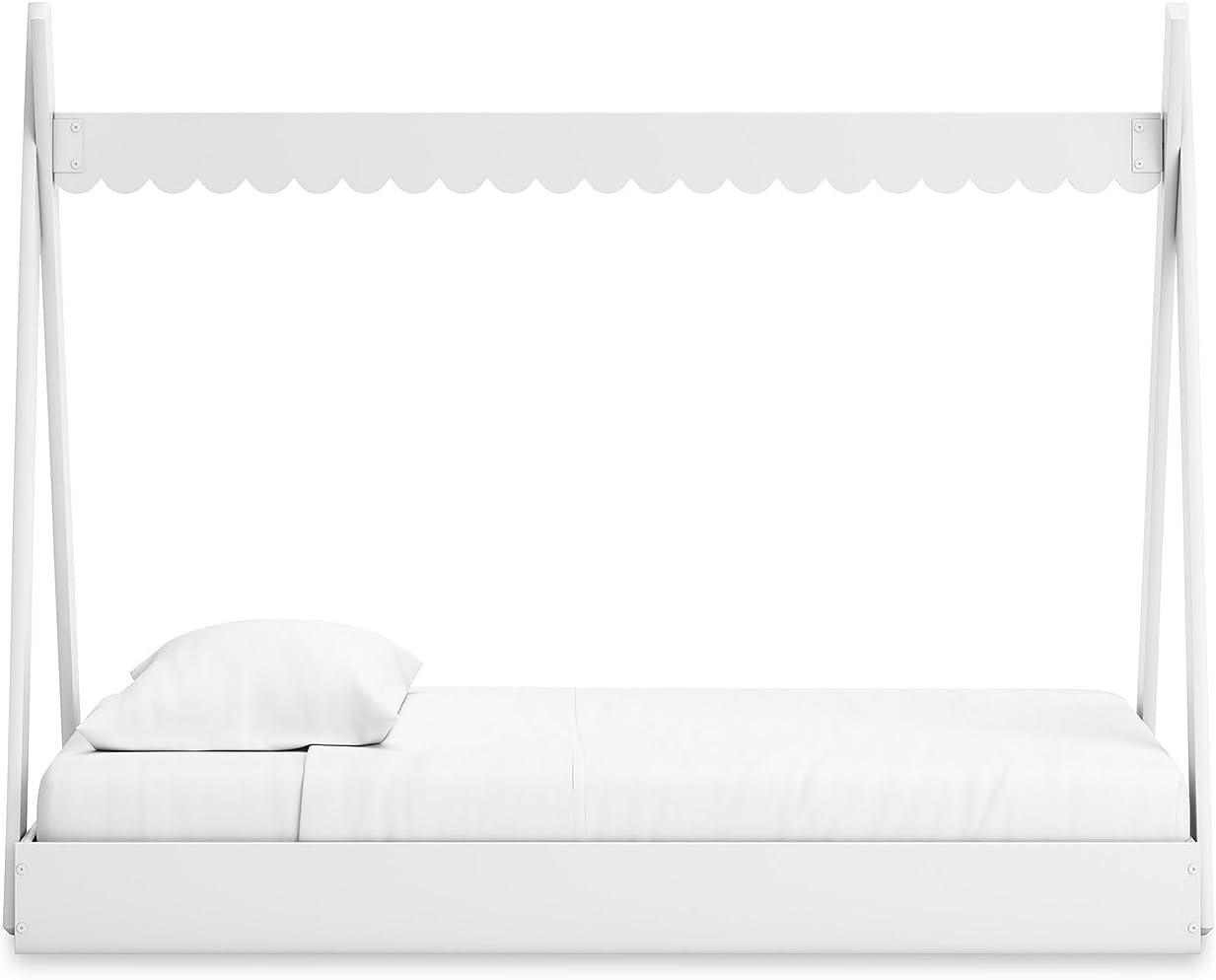 imageSignature Design by Ashley Hallityn Kids Twin Tent Bed WhiteTwin