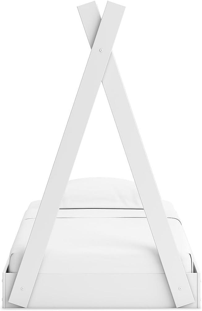 imageSignature Design by Ashley Hallityn Kids Twin Tent Bed WhiteTwin