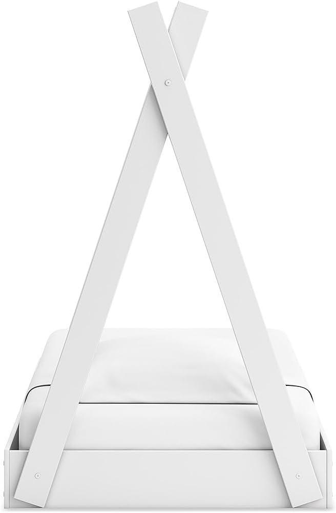 imageSignature Design by Ashley Hallityn Kids Twin Tent Bed WhiteTwin