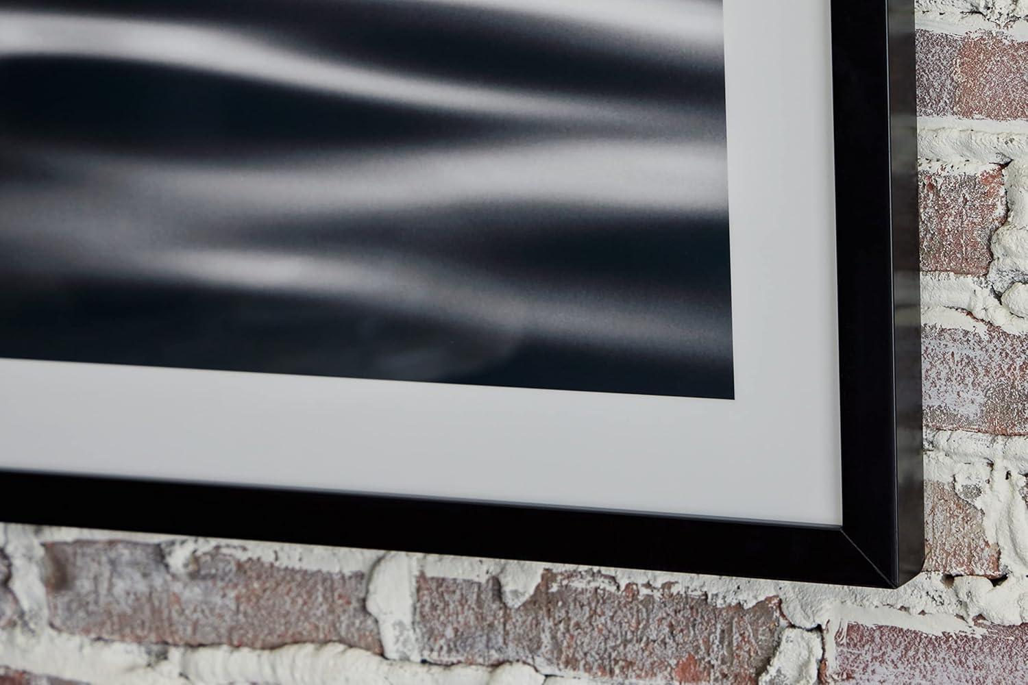 imageSignature Design by Ashley Kierlett Modern Framed Sea Print Wall Art 63 x 37 Inches Black ampamp White