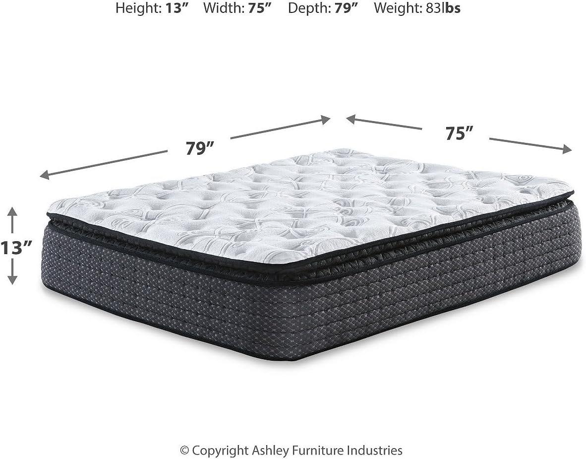 imageSignature Design by Ashley Limited Edition Plush 12 Inch Hybrid Mattress with Gel Memory Foam and Edge Support for Cool Sleep and Pressure Relief Full Fiberglass Free Mattress In A BoxKing